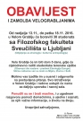 OBAVIJEST I ZAMOLBA VELOGRABLJANIMA